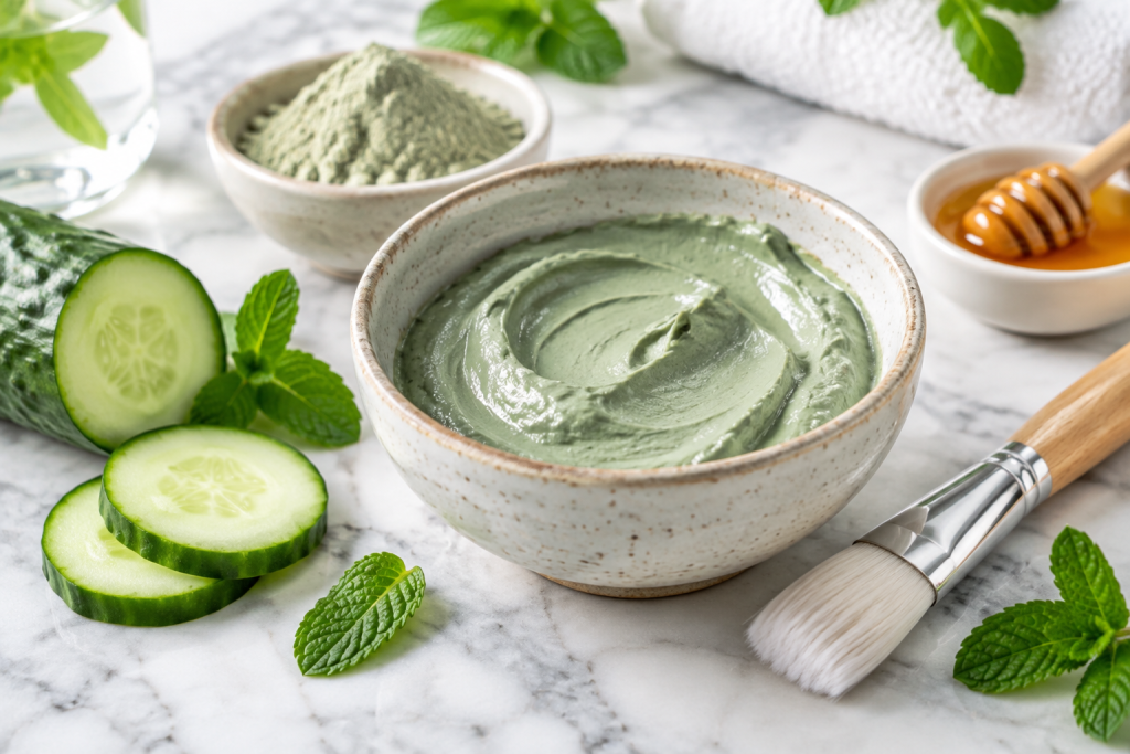 ماسک صورت خانگی برای پوست چرب و منافذ باز